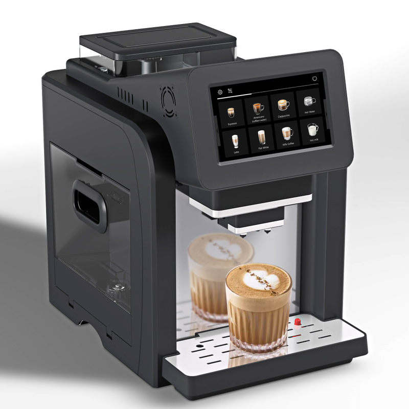WS-817 One-click Cappuccino Latte Espresso Office Fully Automatic Commercial Vending Coffee Machine