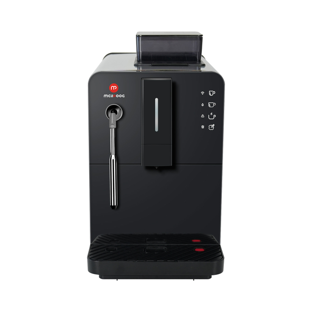 Hi 02 Super Automatic Espresso Coffee Machine，Bean To Cup Fully Automatic Espresso Machine with Grinder,Easy To Use Wifi Coffee Maker with Milk Frother.19 Bar Barista Pump
