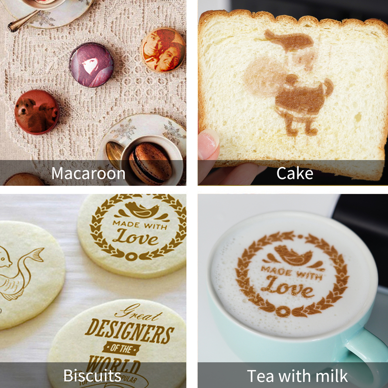 LAP-200D 3d Latte Art Coffee Printer Machine Digital Inkjet WIFI Photo Printing Machine DIY
