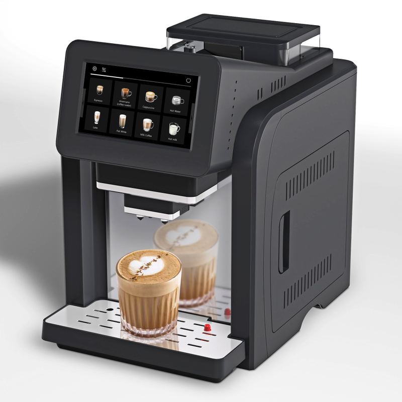 WS-817 One-click Cappuccino Latte Espresso Office Fully Automatic Commercial Vending Coffee Machine