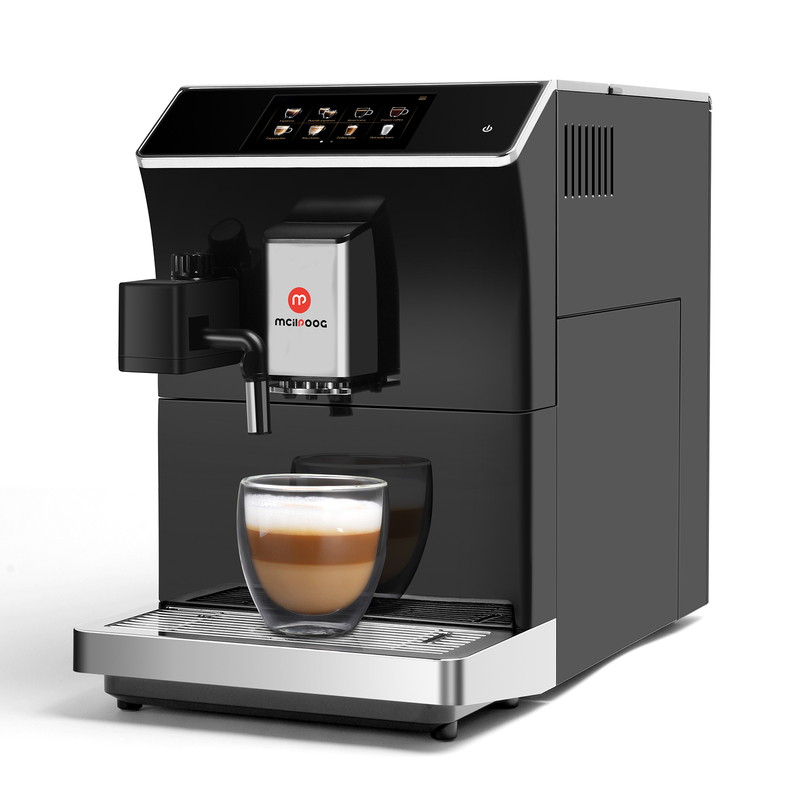 WS-203 Super-automatic Espresso Coffee Machine With Smart Touch Screen For Brewing 16 Coffee Drinks