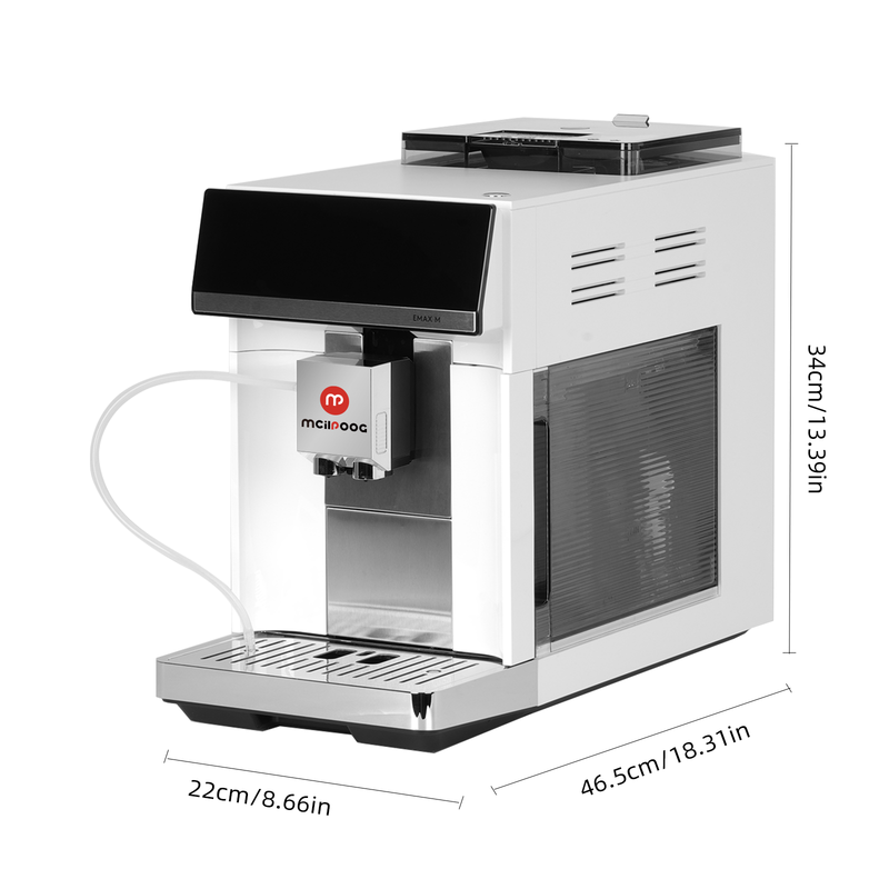 M3 Fully Automatic Espresso Machine，Milk Frother,Built-in Grinder，Intuitive Touch Display ，7 Coffee Varieties for Home, Office,and more