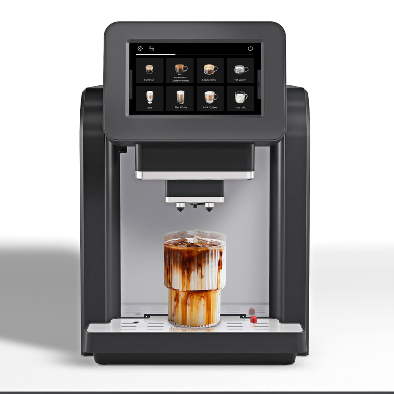 WS-817 One-click Cappuccino Latte Espresso Office Fully Automatic Commercial Vending Coffee Machine