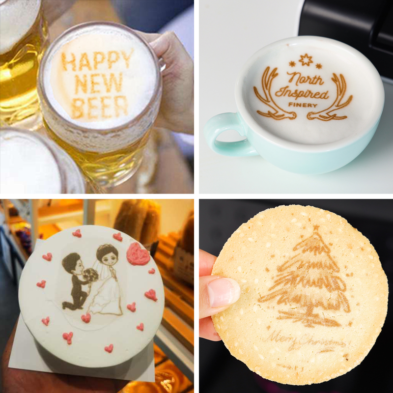 LAP-200D 3d Latte Art Coffee Printer Machine Digital Inkjet WIFI Photo Printing Machine DIY