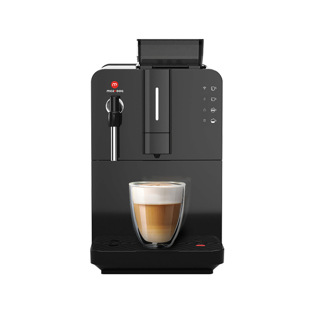  Hi 05 Super Automatic Espresso Coffee Machine，Bean To Cup Fully Automatic Espresso Machine with Grinder,Easy To Use Wifi Refrigeration refrigerator Coffee Maker with Milk Frother.19 Bar Barista P