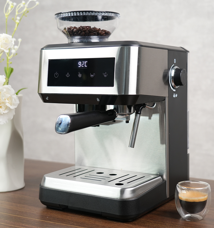 2025 New CM511 20 Bar Small Home Use Coffee Maker Espresso Machine With Grinder