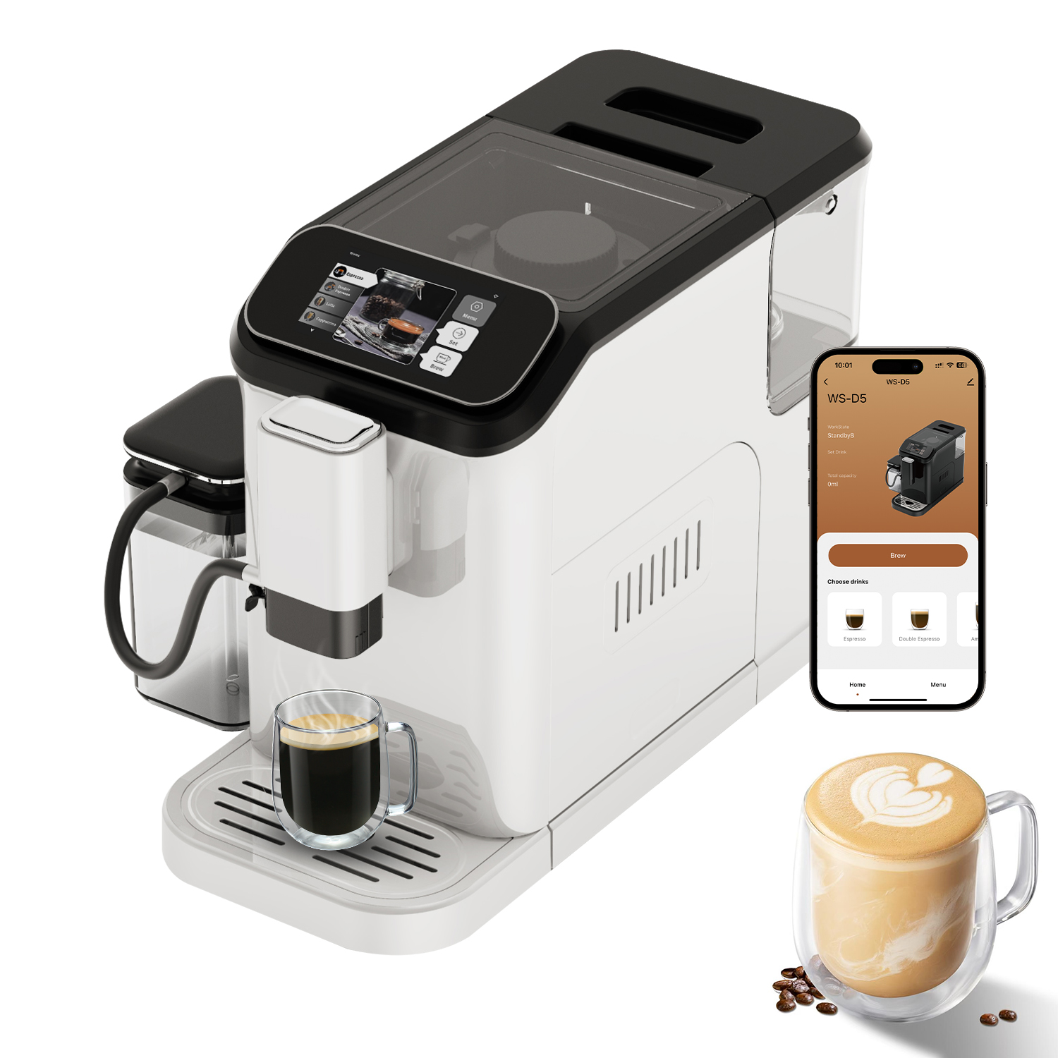 WS-D5 Fully Automatic Espresso Machine: Revolutionizing Coffee Service for Homes and Small Offices